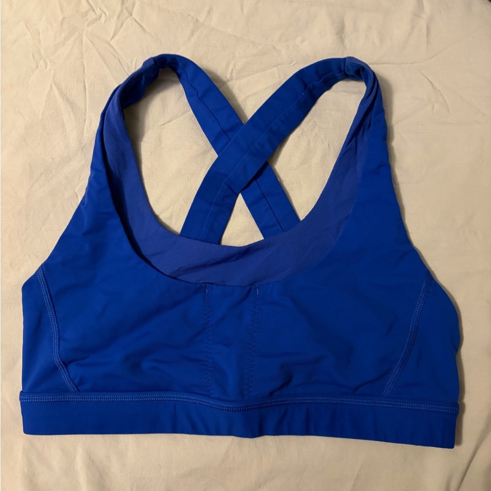 Lululemon Athletica Blue Crop Top
